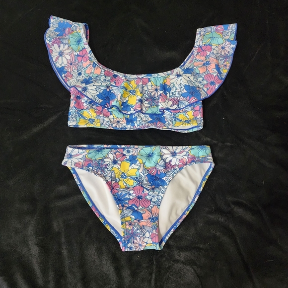 Floral Ruffle Bikini Set ☆0012 - Picture 1 of 3